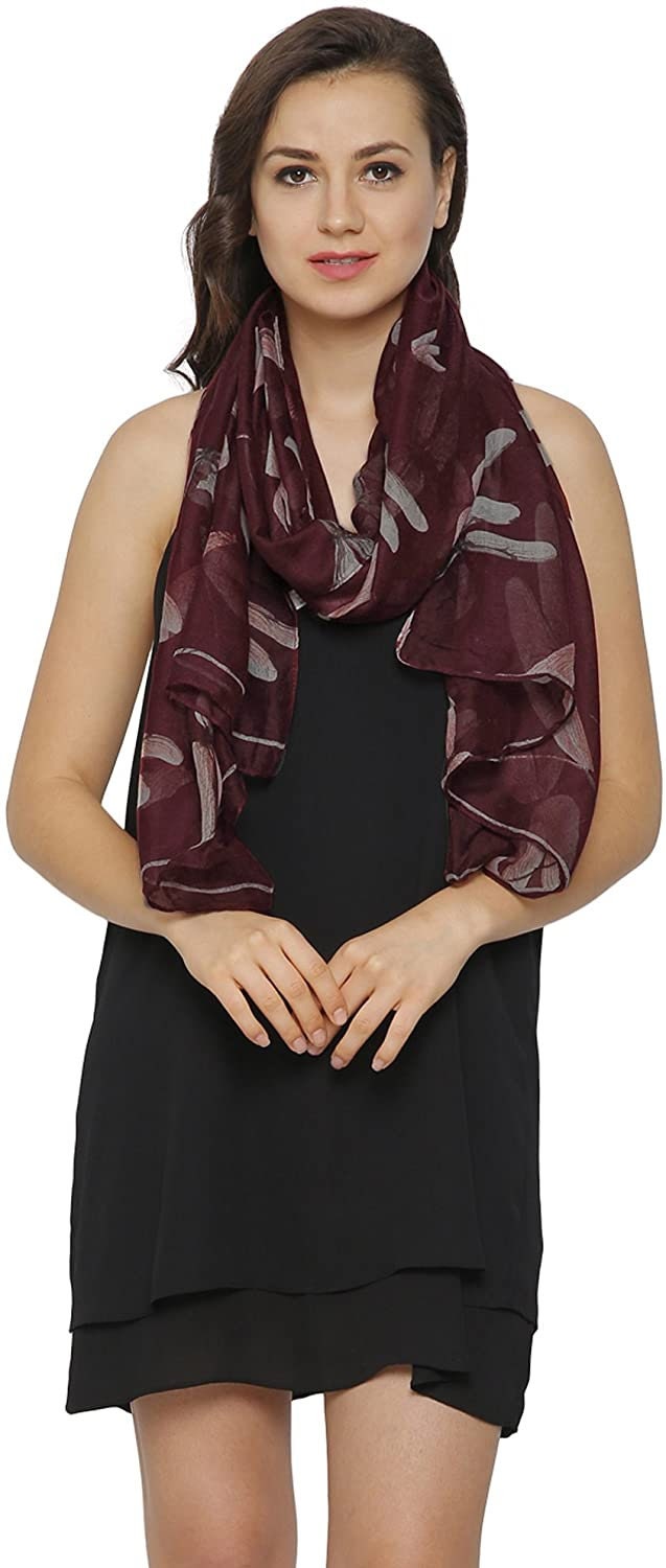 World of shawls Dragonfly Print Women's Scarf Large Size