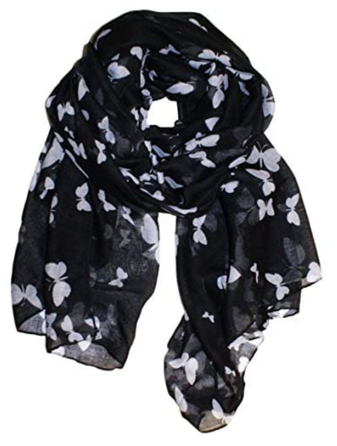 Butterfly Print Scarf, Wrap, Sarong, shawls Ladies Women Girls Celebrity Style Christmas Gift
