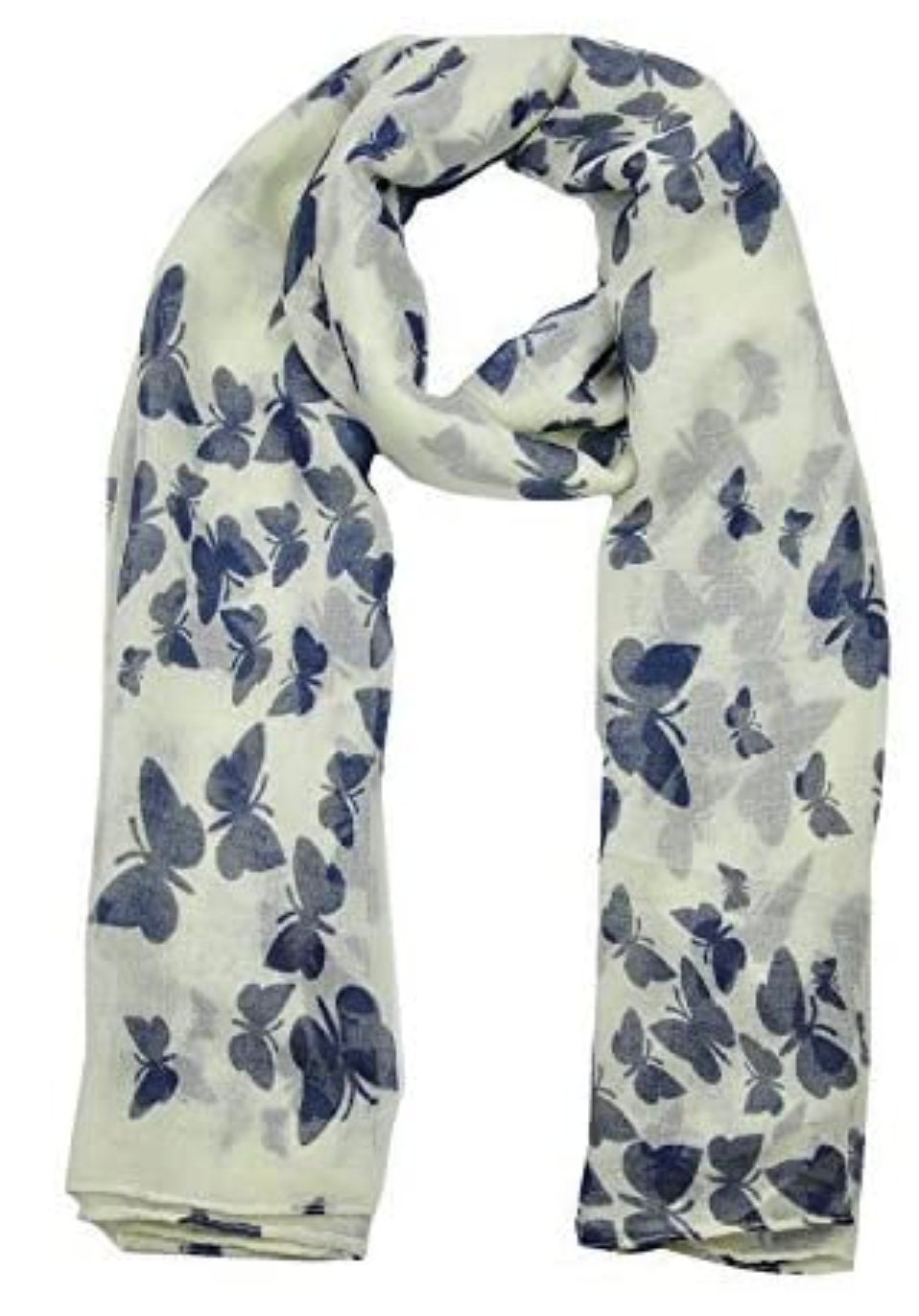 Butterfly Print Scarf, Wrap, Sarong, shawls Ladies Women Girls Celebrity Style Christmas Gift