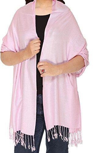 Plain Pashmina Scarf Hijab Shawl Stole Wrap High Quality 100% Viscose Factory Clearance (baby Pink)