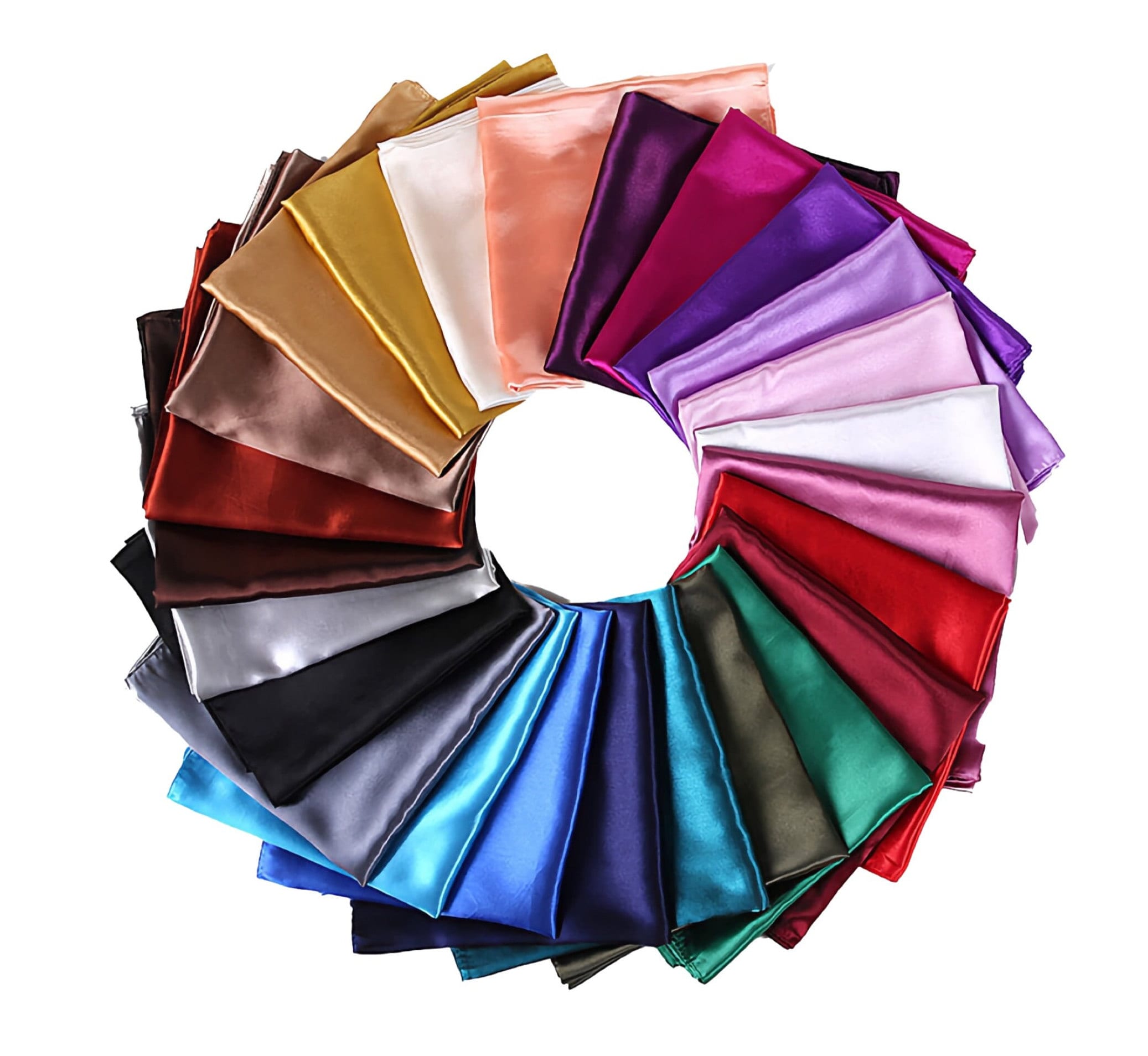 Satin Silk Square Large 90 cm X 90 cm Plain Nautical Head Neck Best Gift for Your Loved Ones Scarf Wrap