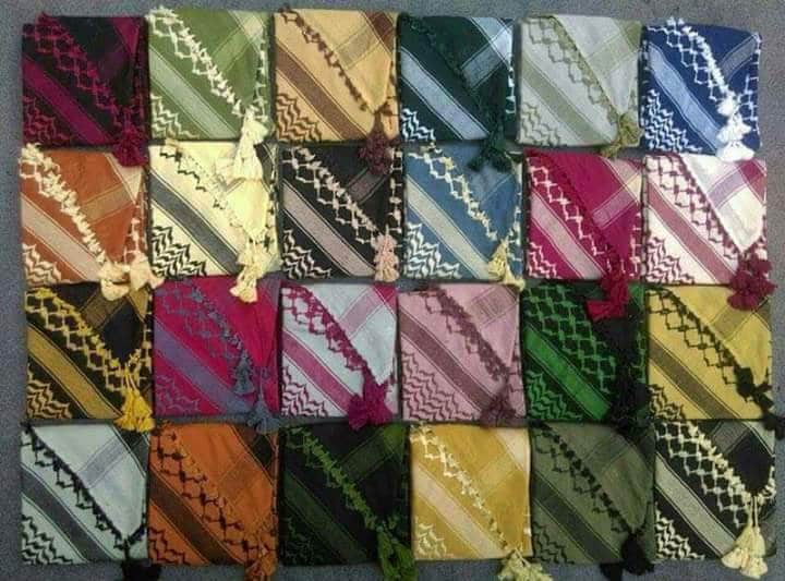 Scarf Military Shemagh Desert Palestinian Arafat Tactical Desert Keffiyeh Head Neck Cotton Arab Wrap with Tassel