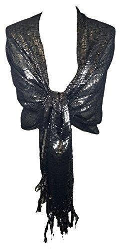 New Unisex Ladies Womens Mens Celebrity Style Stripes Scarf Scarves Clearance Sale