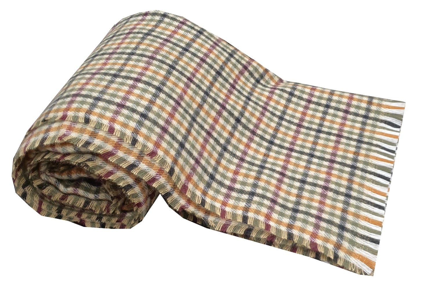Unisex Gingham Plaid Mini-Check Tartan Like Winter Scarf Wrap Blanket Shawl Warm Soft Cosy