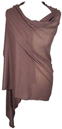 Ladies Jersey Scarf Wrap Stole Warm Soft Stretchy