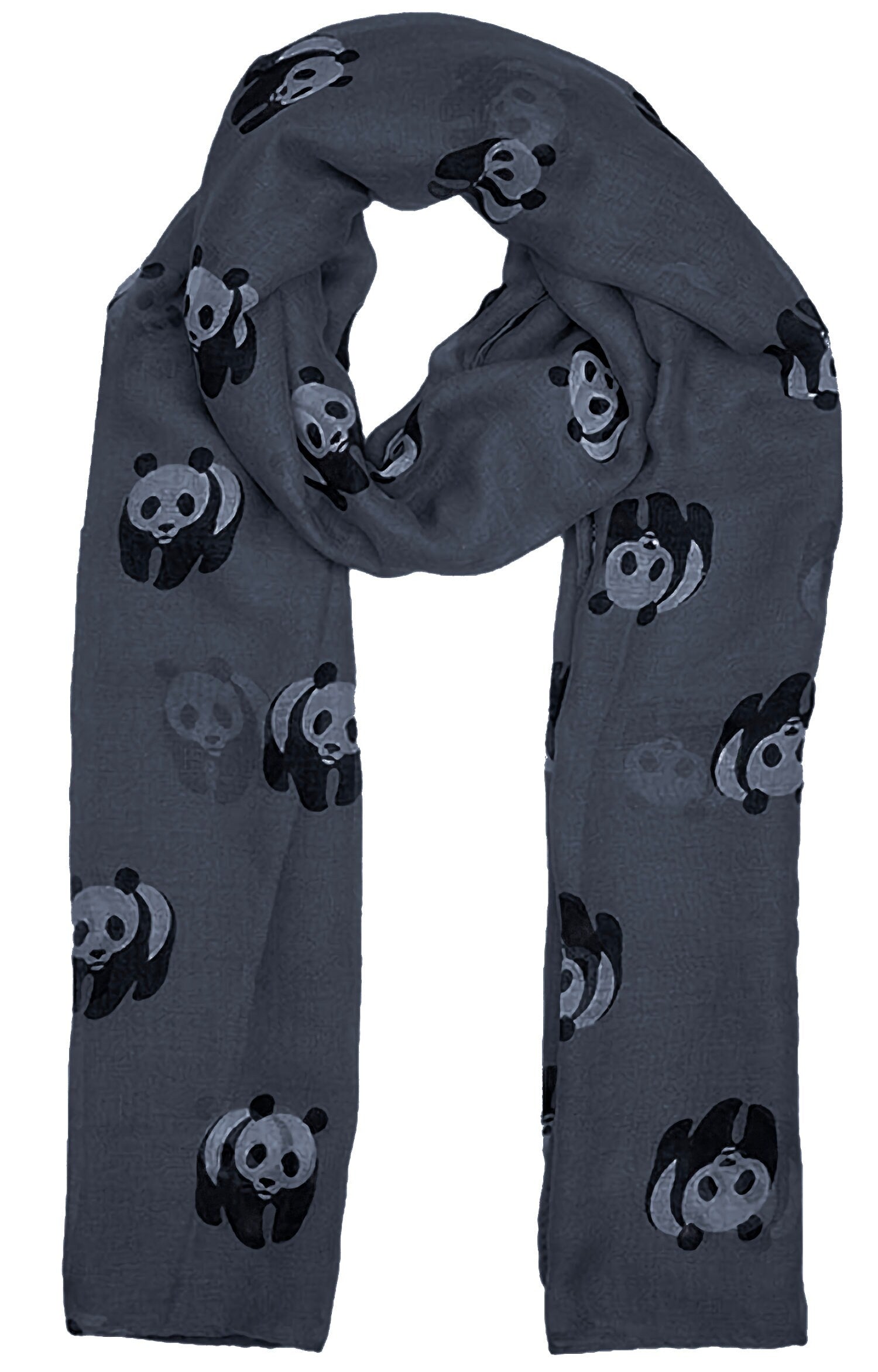 New Ladies Women Celebrity Style Panda Print Long Scarf Scarves Maxi Sarong Sale