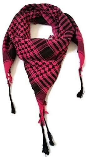 Scarf Military Shemagh Desert Palestinian Arafat Tactical Desert Keffiyeh Head Neck Cotton Arab Wrap with Tassel