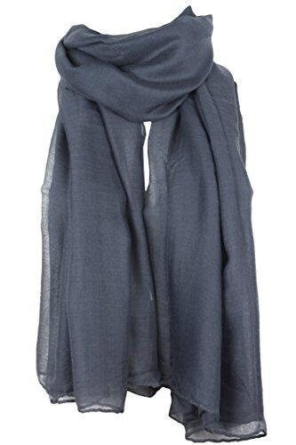 Large Rectangular Shawl Scarf Sarong - Lightweight Linen Like Feel - 70'' X 42''