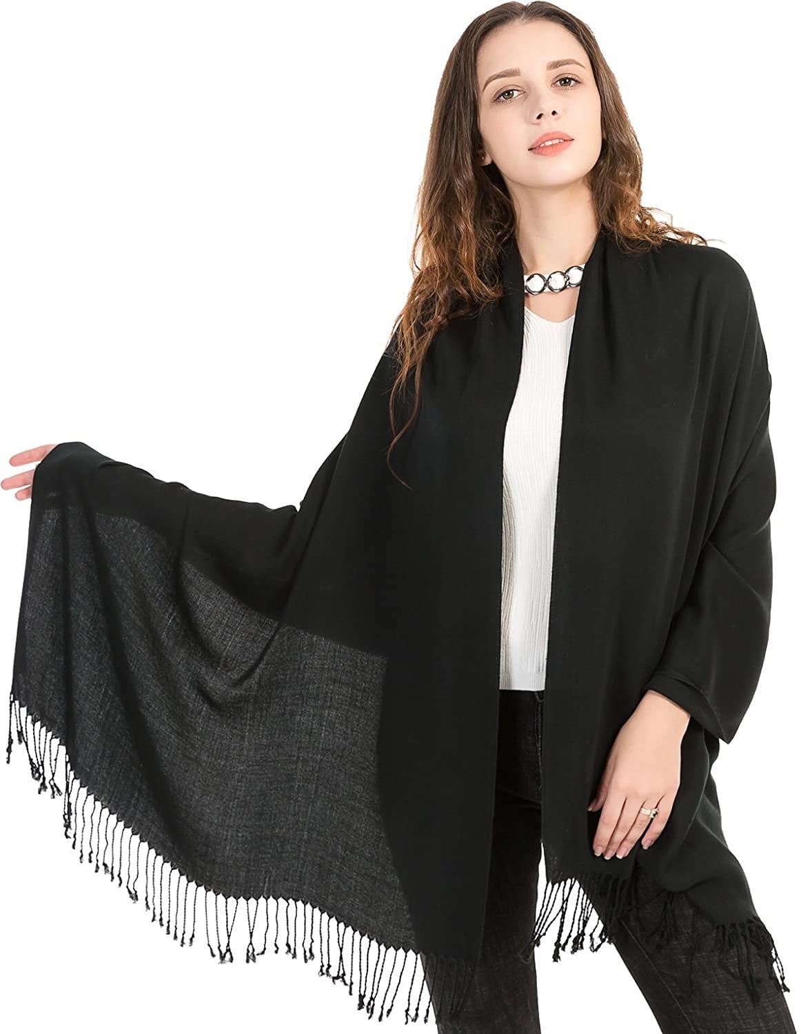 Ultra Smooth Cashmere Feel Soft Pashmina Style Wrap Scarf